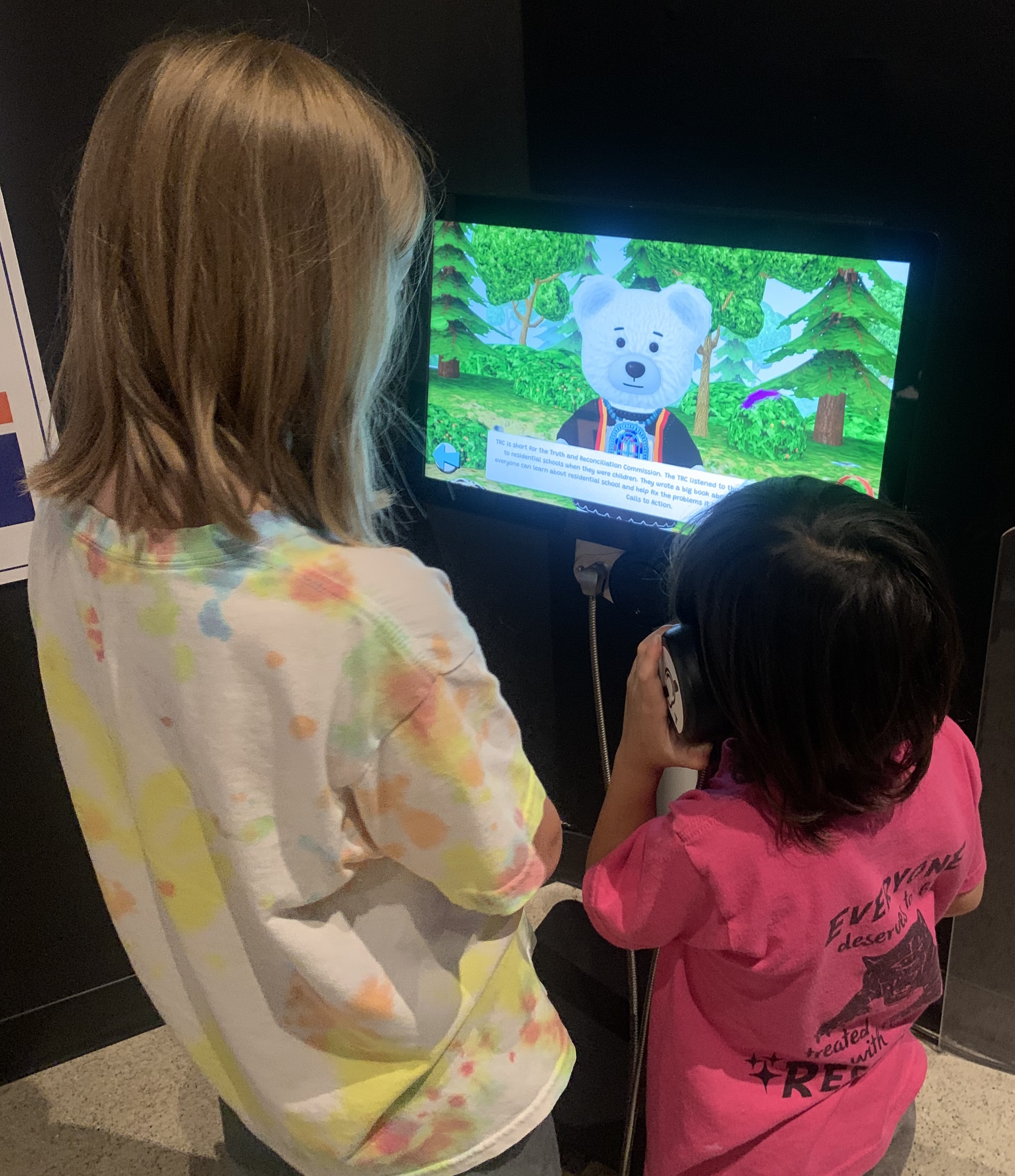 Kids playing Bear Shares