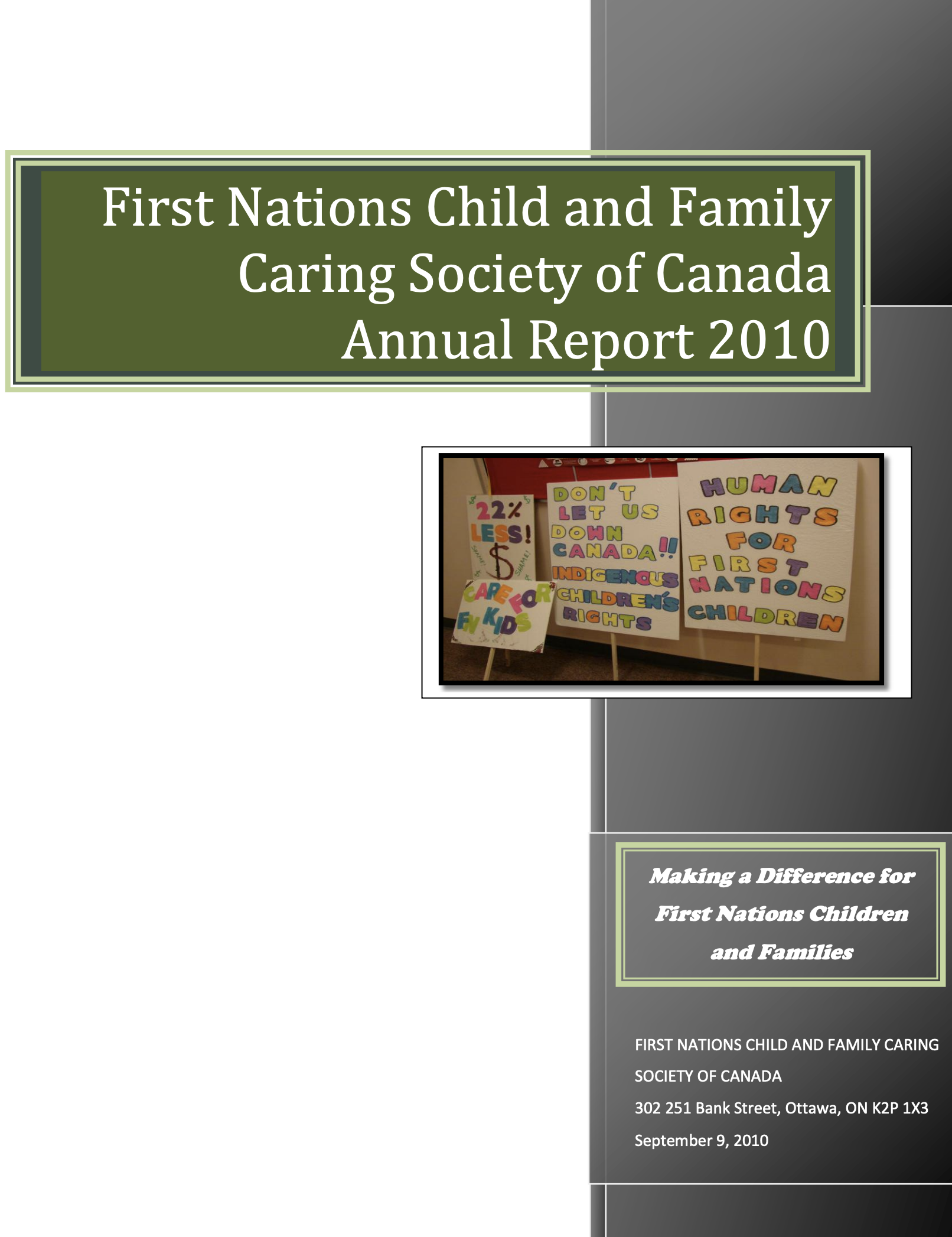 Annual Report 2010 Cover