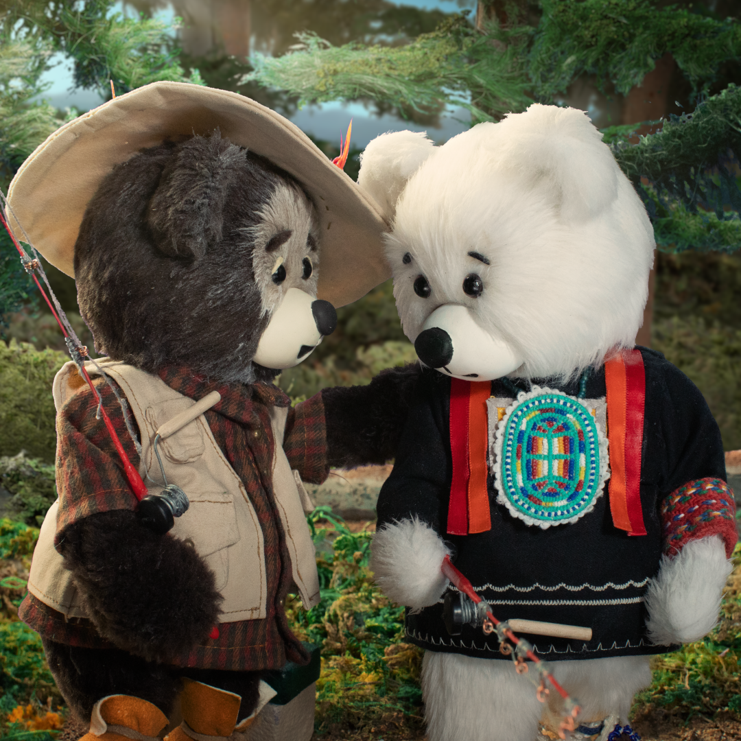 Spirit Bear and Uncle Huckleberry